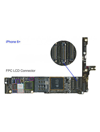 Replacement LCD FPC Connector Compatible with Apple iPhone 6 Plus (J2019: 36 Pin)