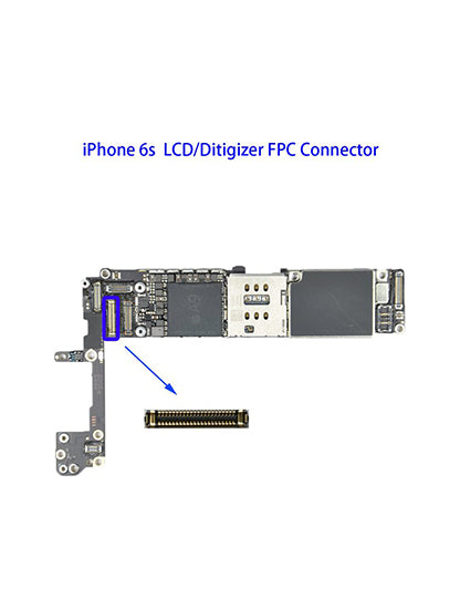 Replacement Digitizer FPC Connector Compatible with Apple iPhone 6 Plus (J2401: 54 Pin)
