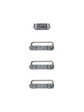 Replacement Hard Buttons (Power / Volume / Switch) Compatible with Apple iPhone 6 / 6 Plus (Space Gray)