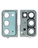 Replacement Back Camera Lens With Cover Bezel Ring Compatible with Samsung Galaxy Note 20 5G (Mystic Green)
