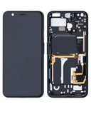 Replacement OLED Assembly With Frame Compatible with Google Pixel 4 (Refurbished) (Oh So Orange Power Button)