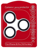 Casper Camera Lens Protector Compatible with Apple iPhone 16 Pro / 16 Pro Max (White Titanium) (Clear)