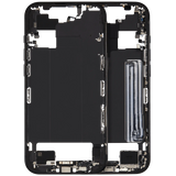 Replacement Mid-Frame Housing W/ Charging Port Flex &amp; Small Parts Compatible with Apple iPhone Air (US Version) (Used OEM Pull: Grade A) (Space Black)