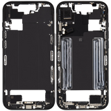 Replacement Mid-Frame Housing W/ Charging Port Flex &amp; Small Parts Compatible with Apple iPhone Air (US Version) (Used OEM Pull: Grade A) (Space Black)