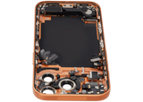 Replacement Back Housing W/ Charging Port Flex & Small Parts Compatible with Apple iPhone 17 Pro (US Version) (Used OEM Pull: Grade A) (Cosmic Orange)