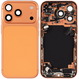 Replacement Back Housing W/ Charging Port Flex & Small Parts Compatible with Apple iPhone 17 Pro (US Version) (Used OEM Pull: Grade A) (Cosmic Orange)