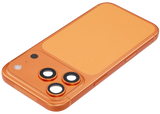 Replacement Back Housing W/ Charging Port Flex & Small Parts Compatible with Apple iPhone 17 Pro (US Version) (Used OEM Pull: Grade A) (Cosmic Orange)