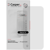 Casper Pro Tempered Glass Compatible with Apple iPhone Air (10 Pack) (Clear)