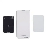 Replacement Back Glass w/Magnet & NFC & Flashlight Flex Compatible with Apple iPhone 17 Pro (Genuine OEM) (Silver)