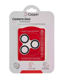 Casper Camera Lens Protector Compatible with Apple iPhone 16 Pro / 16 Pro Max (White Titanium) (Clear)