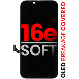 Replacement OLED Assembly Compatible with iPhone 16e (Aftermarket Pro: XO7 Soft)