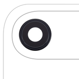 Replacement Back Camera Lens With Bracket & Bezel Compatible with Apple iphone Air (Premium) (Space Black)