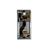 Replacement OLED Assembly With Frame Compatible with Samsung Galaxy Note 10 (Service Pack) (Aura White)