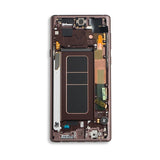 Replacement OLED Assembly With Frame Compatible with Samsung Galaxy Note 9 (Service Pack) (Metallic Copper)