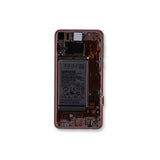 Replacement OLED Assembly With Frame Compatible with Samsung Galaxy S10E (Service Pack) (Flamingo Pink)