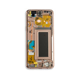 Replacement OLED Assembly With Frame Compatible with Samsung Galaxy S9 (Service Pack) (Sunrise Gold)