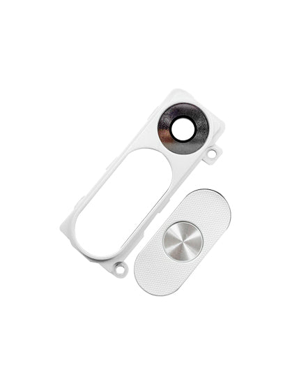 Replacement Power / Volume Button With Camera Lens Compatible with LG G3 (White)