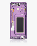 Replacement OLED Assembly With Frame Compatible with Samsung Galaxy S9 Plus (Refurbished) (Lilac Purple)