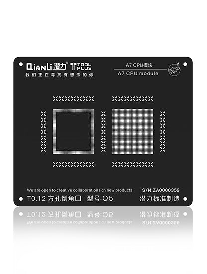 A7 Q3 iBlack Stencil (2D) (Qianli) Compatible with Qianli