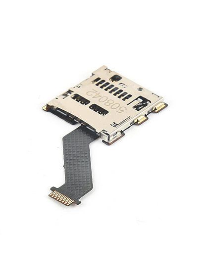 Replacement MicroSD Sim Card Reader Holder With Flex Cable Compatible with HTC 10 / M10h / One M10