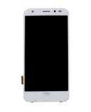 Replacement OLED Assembly With Frame And Fingerprint Scanner Compatible with Motorola Moto Z2 Force (XT1789 / 2017) (Genuine OEM) (White)
