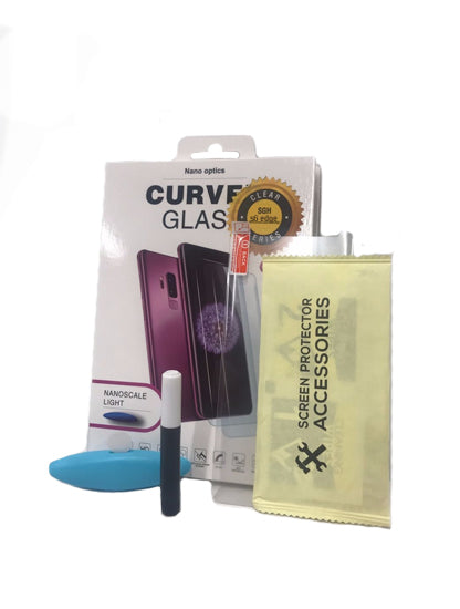 Replacement UV Tempered Glass With Glue Compatible with Samsung Galaxy S6 Edge Plus (Case Friendly)