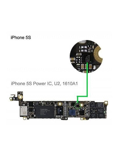 Replacement Tristar U2 Charging IC Compatible with Apple iPhone 5C / 5S / iPad Air / iPad Mini 2 / iPad Mini 3 (1610A1)