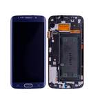 Replacement OLED Assembly With Frame Compatible with Samsung Galaxy S6 Edge (CDMA: Verizon / Sprint) (Service Pack) (Black Sapphire)